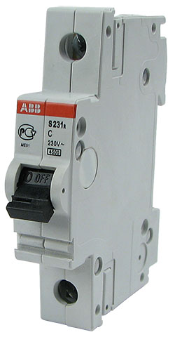 Термомагнитный автомат ABB 1Ф 16А 