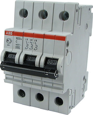 Термомагнитный автомат ABB 3Ф 16А